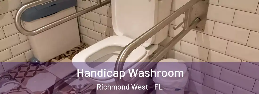  Handicap Washroom Richmond West - FL